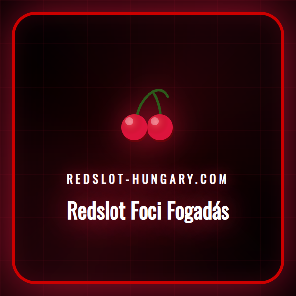 Egy futballista éppen kapura lő egy stadionban, a Redslot logóval.