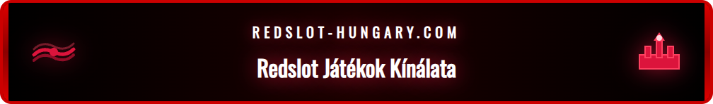 Különféle Redslot nyerőgépek és asztali játékok képernyőképei egy montázsban.