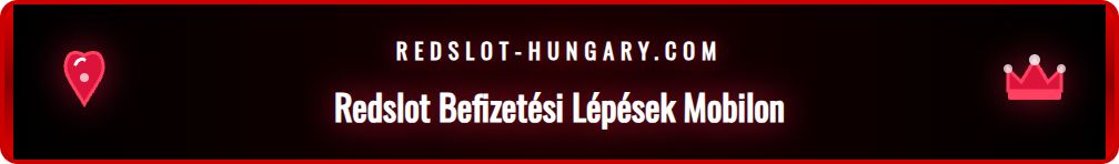 A Redslot befizetési felülete mobilon, a Simplepay opció kiemelve.
