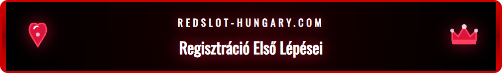 A Redslot regisztrációs felülete a szükséges adatokkal és a megerősítő gombbal.