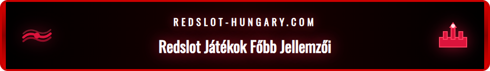 A Redslot új játékainak lenyűgöző vizuális világa és innovatív bónusz funkciói.