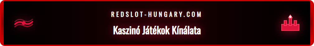 A Redslot kaszinó nyerőgép kínálatának színes és vonzó felülete.